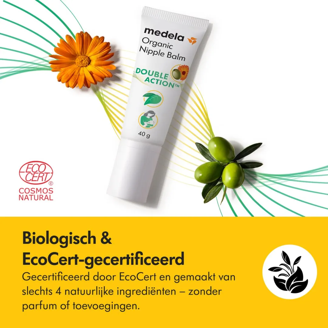 Medela Organic Biologische Tepelzalf - vegan tepelverzorging - 100% natuurlijk - 40g - biologisch