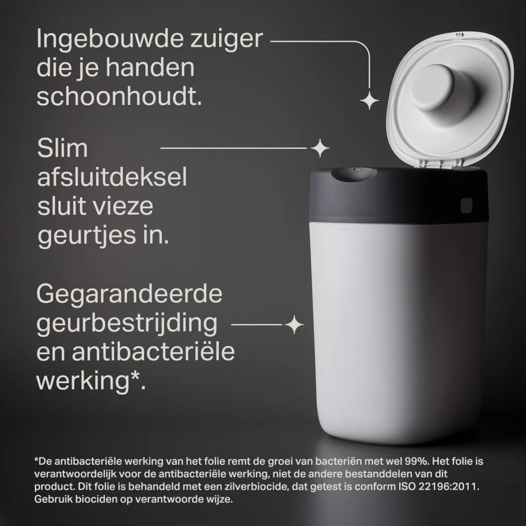 Tommee Tippee Twist & Click Luieremmer Starterset - 33L - 12 Navullingen - Wit