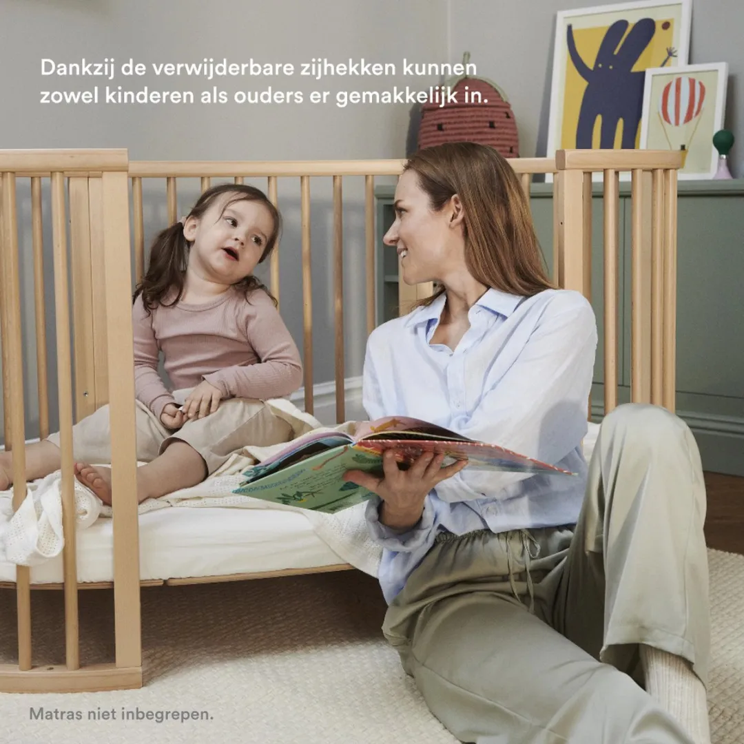 Stokke Sleepi Bed Hazy Grey - Ovaal ledikant