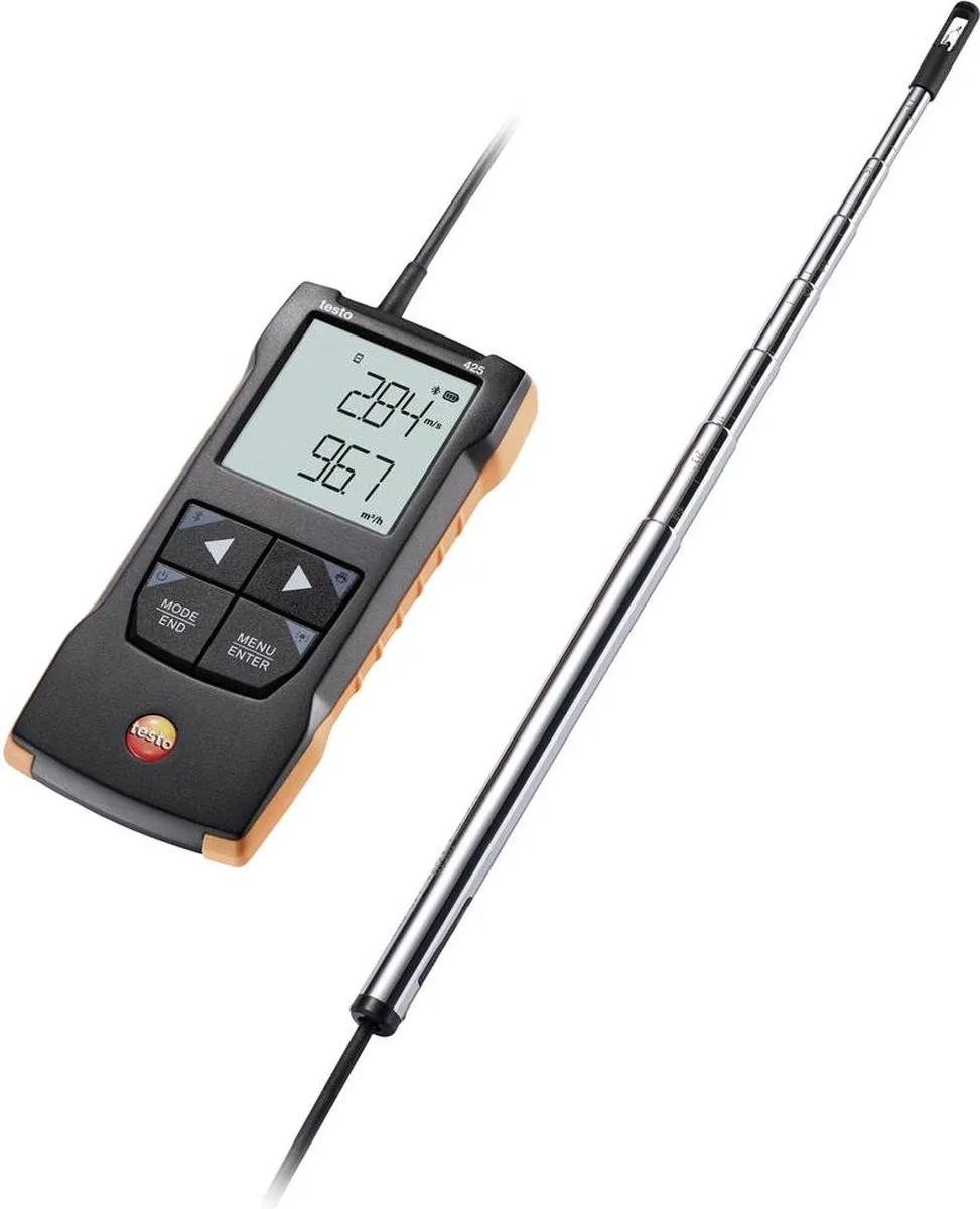 Testo 425 Windmeter - 0,01 tot 30 m/s