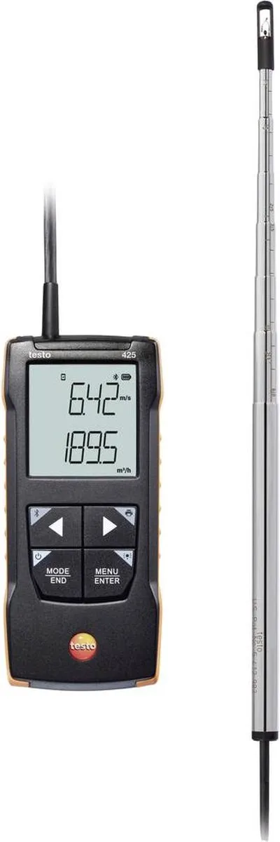 Testo 425 Windmeter - 0,01 tot 30 m/s