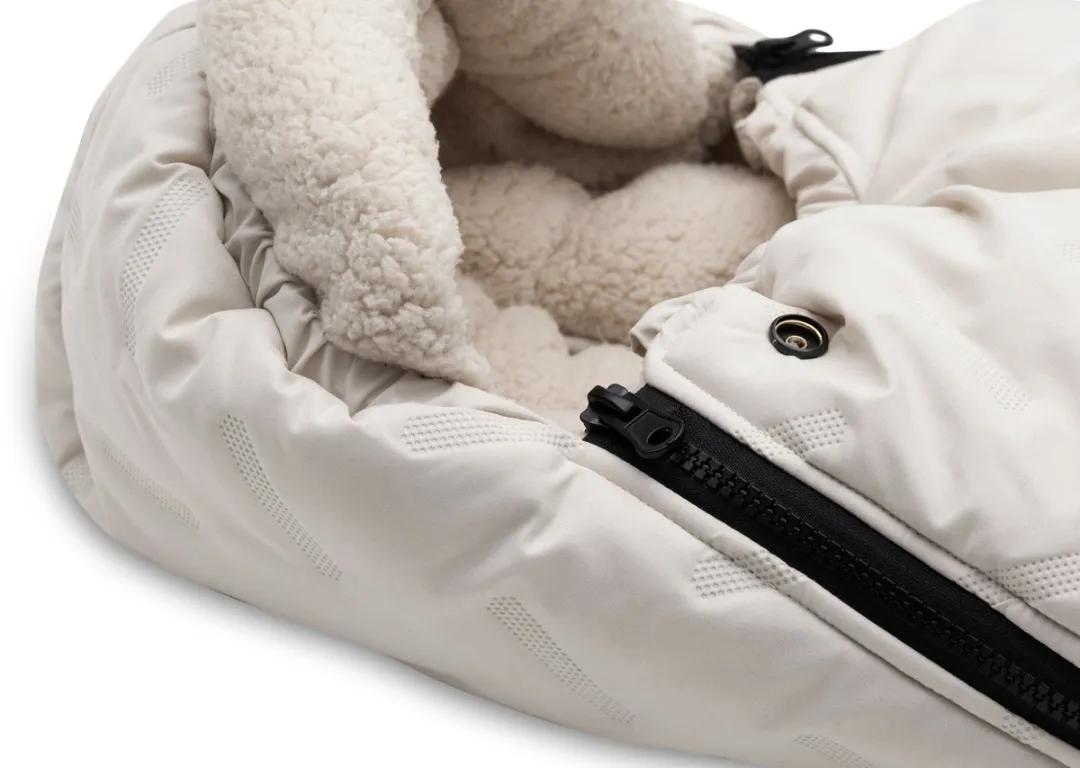Jollein Voetenzak Miffy Jacquard Teddy - 42x82cm - Sand - afbeelding 6 van 6