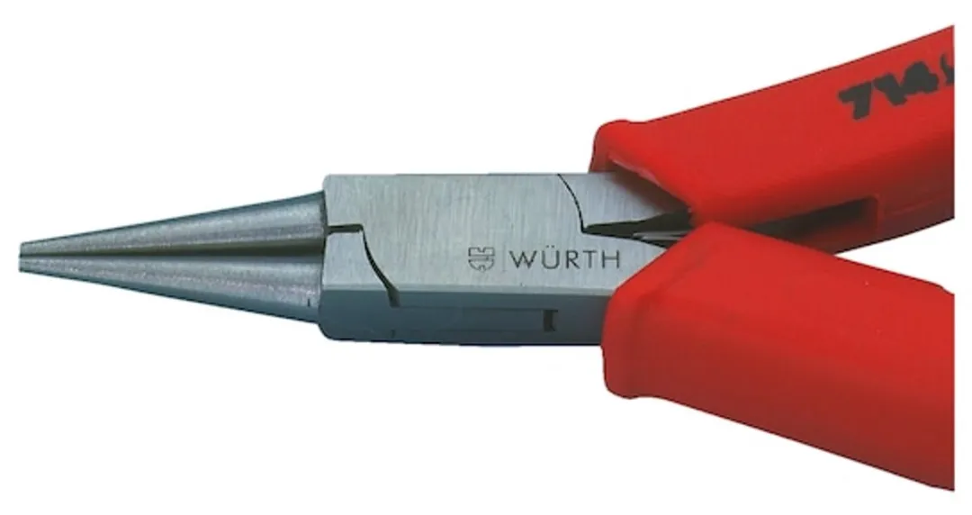 Würth Rondbektang Elektronica - Rood/Zilver