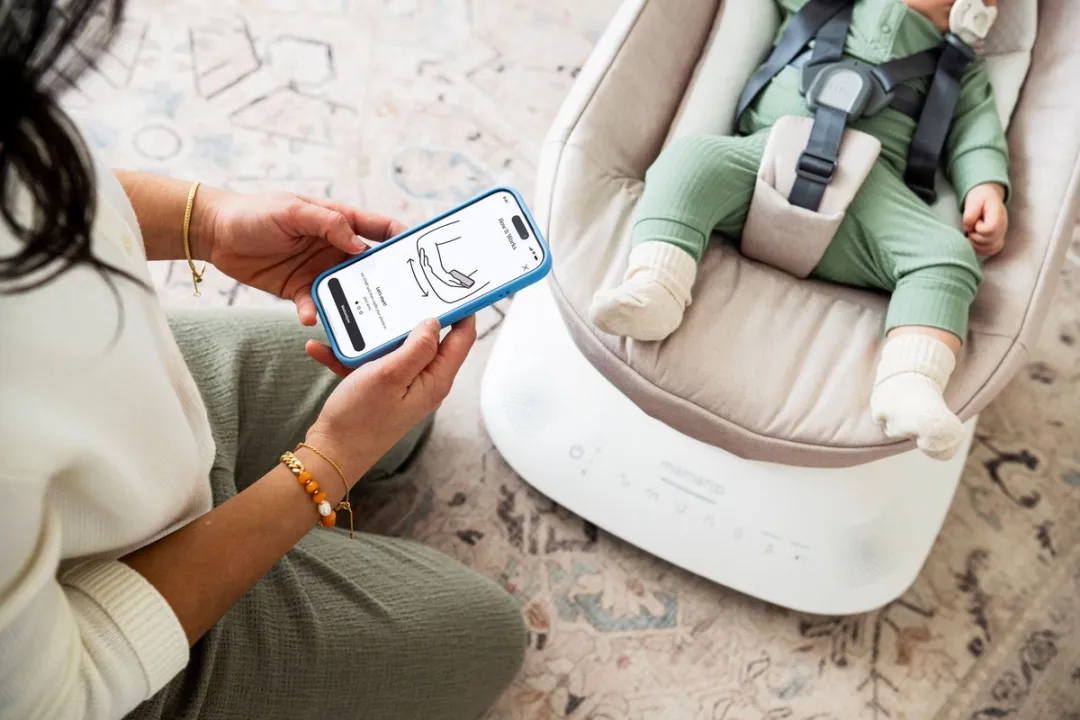 UPPAbaby Mamaroo Charlie Wipstoel - Sand Mélange