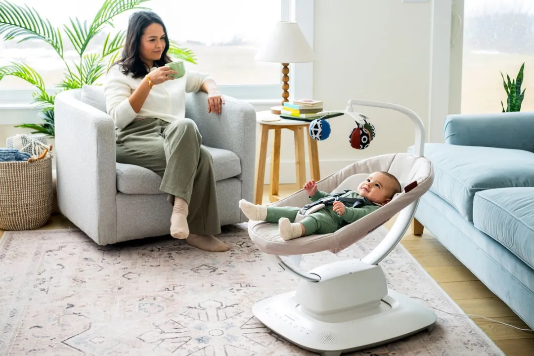 UPPAbaby Mamaroo Charlie Wipstoel - Sand Mélange