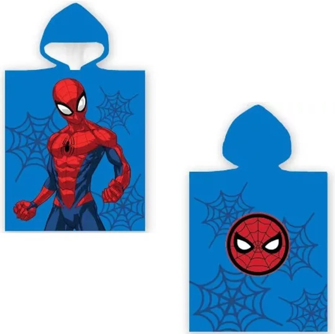 Spider-Man Poncho 50x100cm - Paars