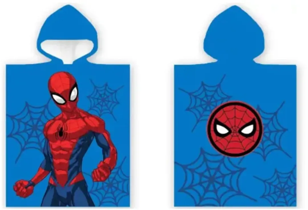 Spider-Man Poncho 50x100cm - Paars