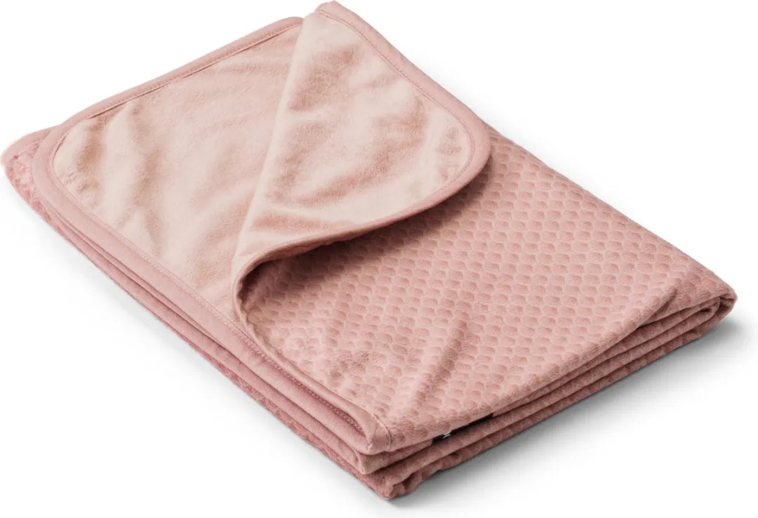 Elodie Pearl Velvet Babydeken 75x100cm - Roze