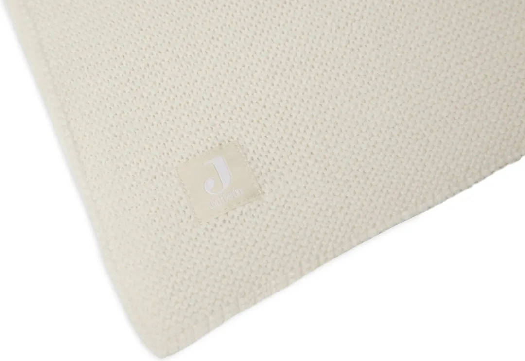 Jollein Deken Ledikant Basic Knit 100x150cm - Ivory