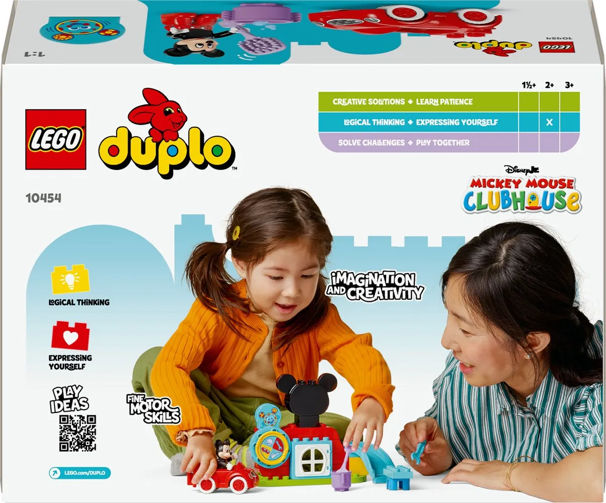 LEGO DUPLO Disney Mickey Mouse Clubhuis en Auto 10454 - 27 Stukken