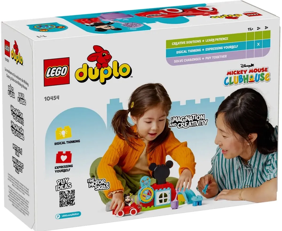 LEGO DUPLO Disney Mickey Mouse Clubhuis en Auto 10454 - 27 Stukken - afbeelding 6 van 6