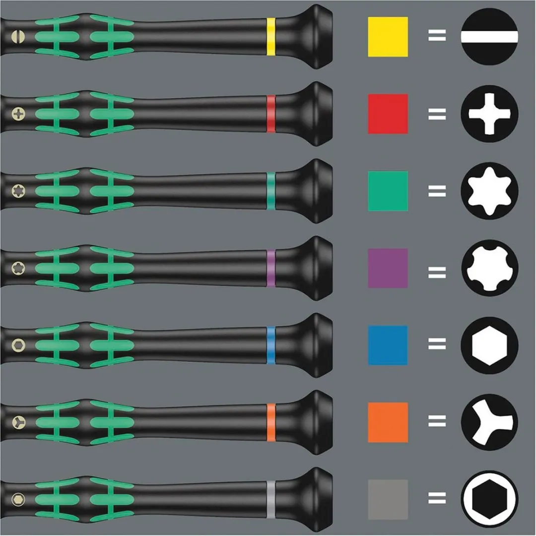 Wera Kraftform Micro 05134000001 - 25-delig - Zwart