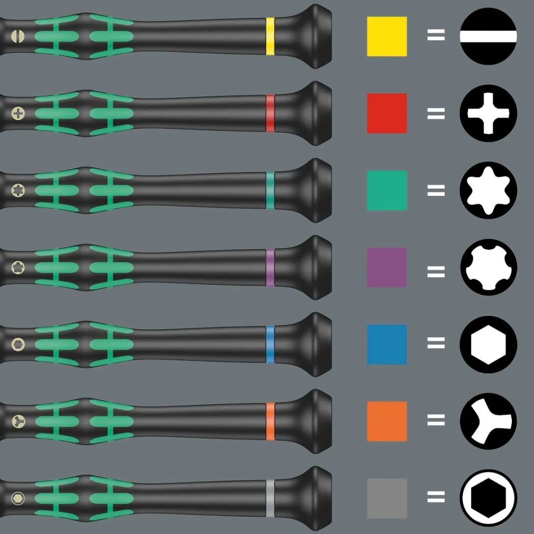 Wera Kraftform Micro 05134000001 - 25-delig - Zwart