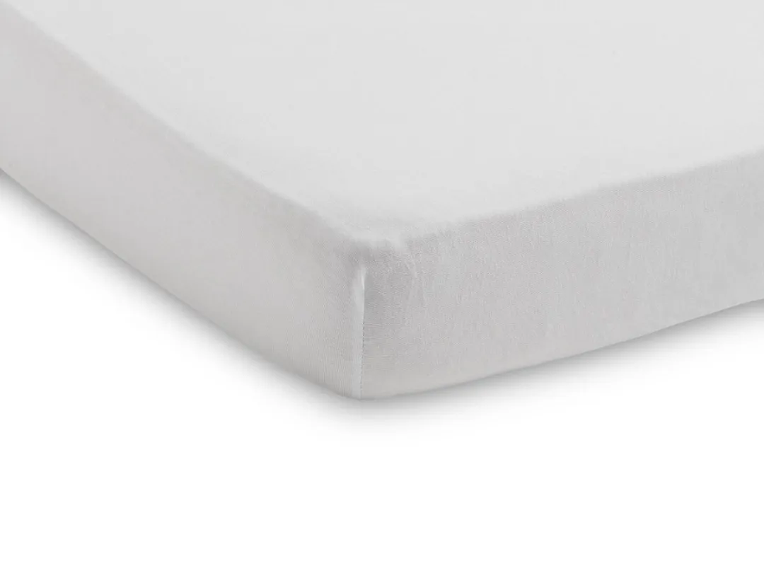 Jollein Baby Hoeslaken Ledikant 60x120cm - 2 Stuks - Wit