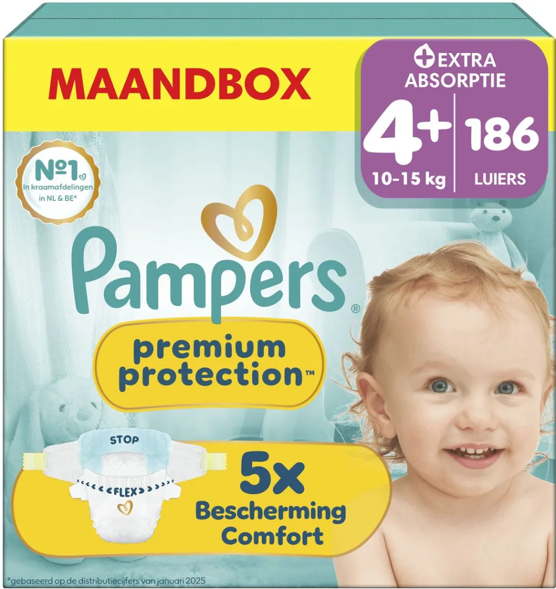 Pampers Premium Protection Maat 4+