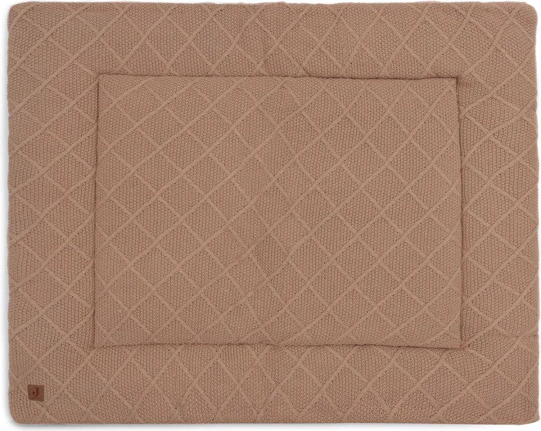 Jollein Boxkleed 75x95cm Check Knit Biscuit