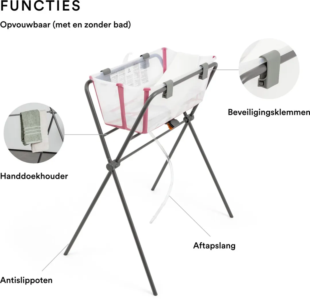 Stokke Flexi Bath Standaard - Grijs