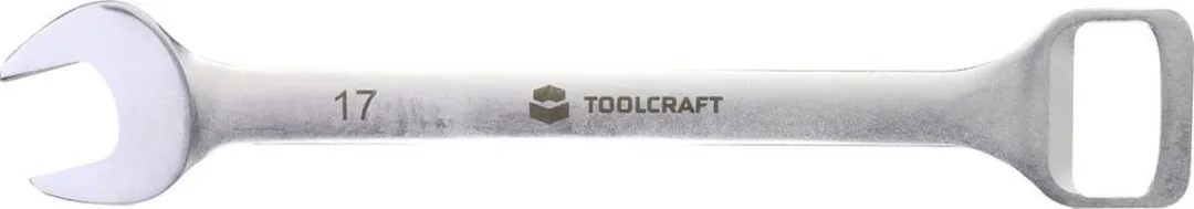 TOOLCRAFT TO-6542472 Flesopenersteeksleutel 17mm
