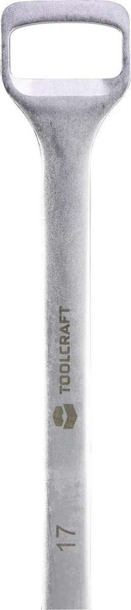 TOOLCRAFT TO-6542472 Flesopenersteeksleutel 17mm