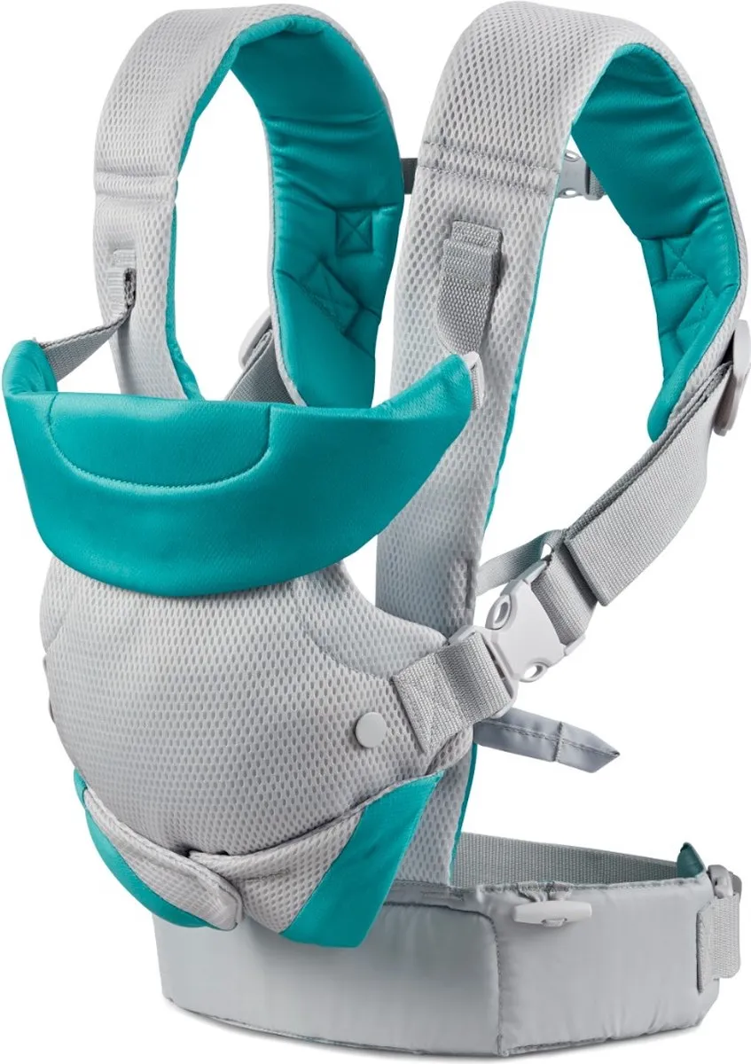 Infantino Flip Light & Airy 4-in-1 Draagzak BK-300079 - Grijs/Blauw