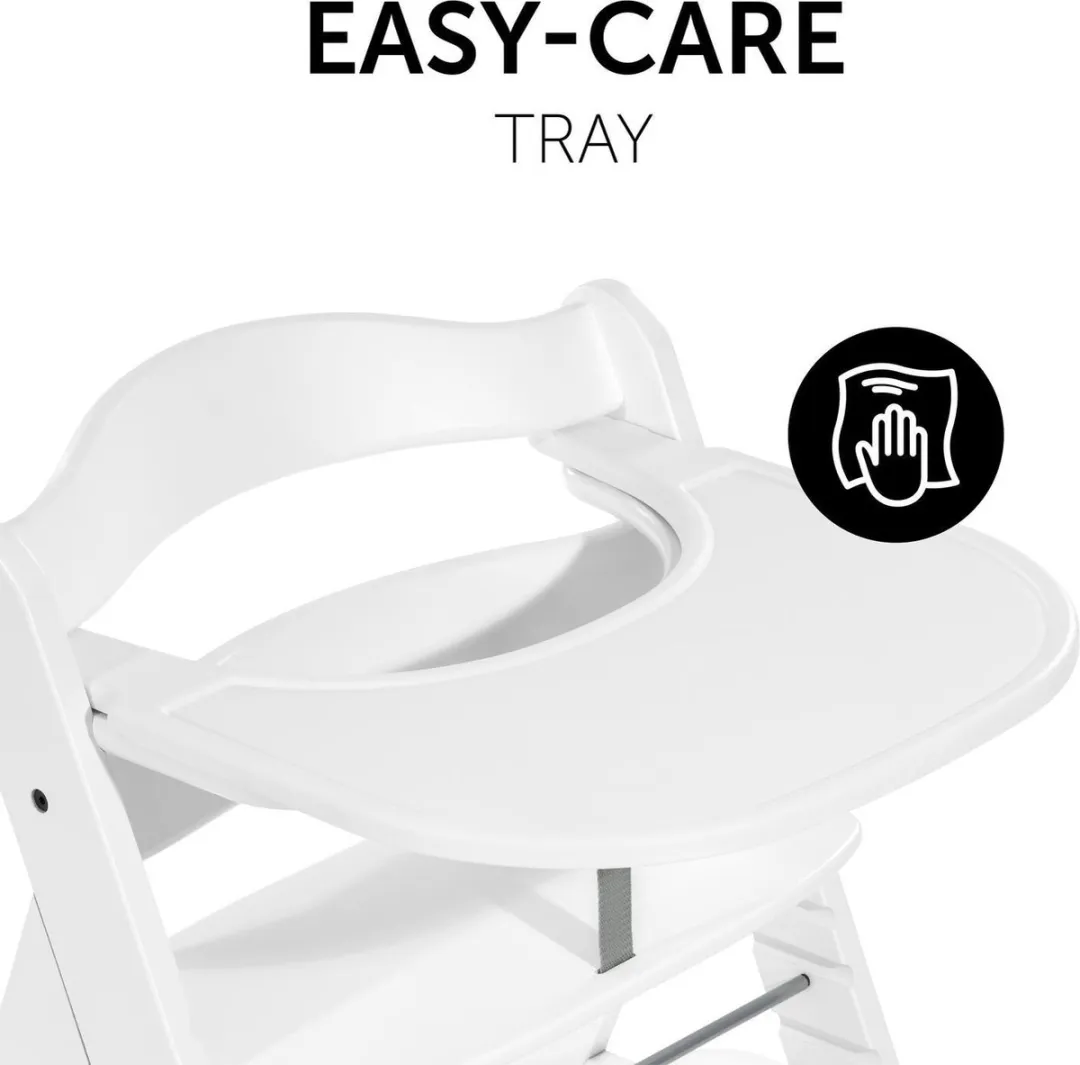 Hauck Alpha Click Tray - dienblad voor kinderstoel - White
