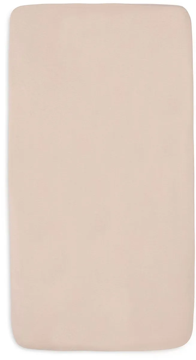 Jollein Baby Hoeslaken Jersey 70/75x140/150cm - 2 Stuks - Wild Rose/Biscuit