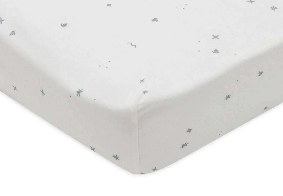 Jollein Twinkling Hoeslaken Jersey 60x120cm - Sea Green