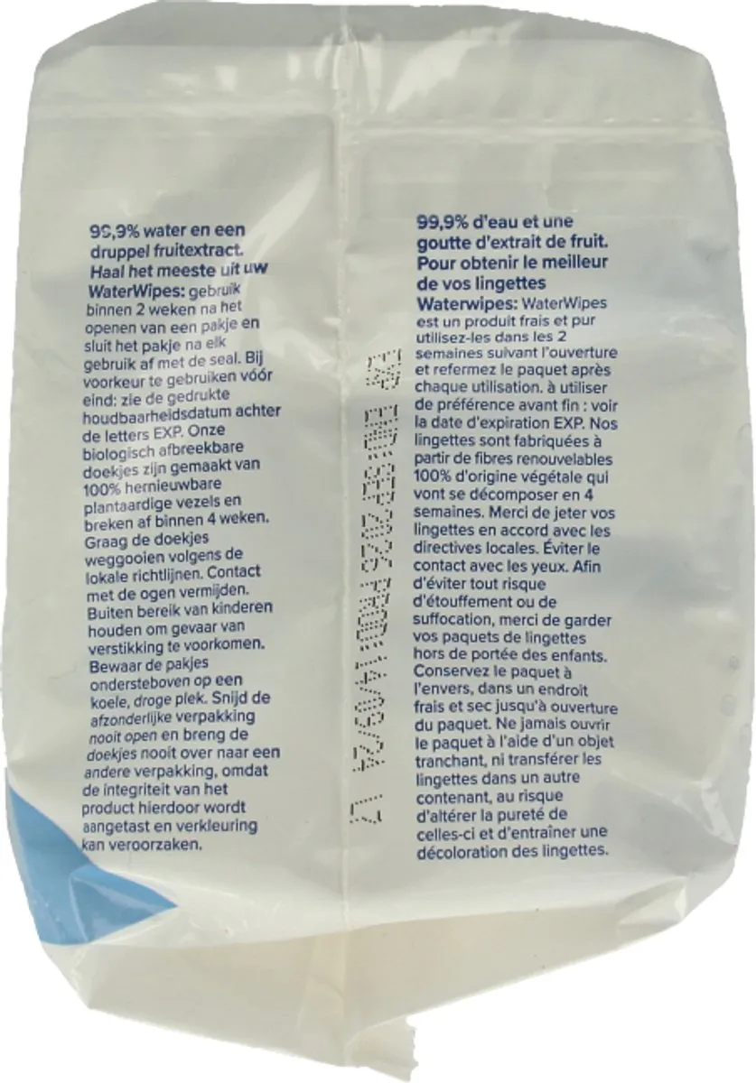 WaterWipes Billendoekjes - 144 Stuks (3x48)