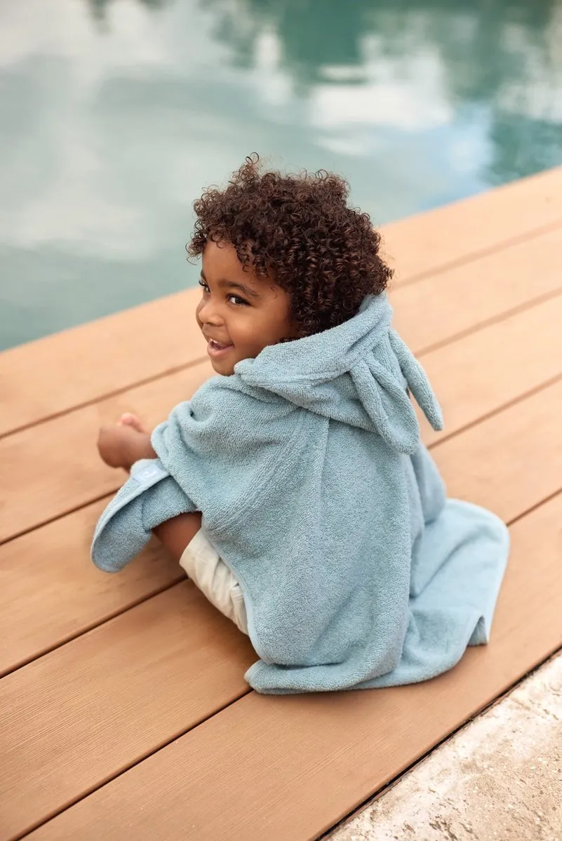 Jollein Badponcho Baby Badstof Sea Green - 2-3 jaar
