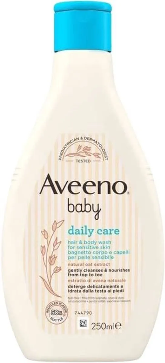 Aveeno Baby Dagelijkse Verzorging Haar- & Lichaamswasgel 250ml