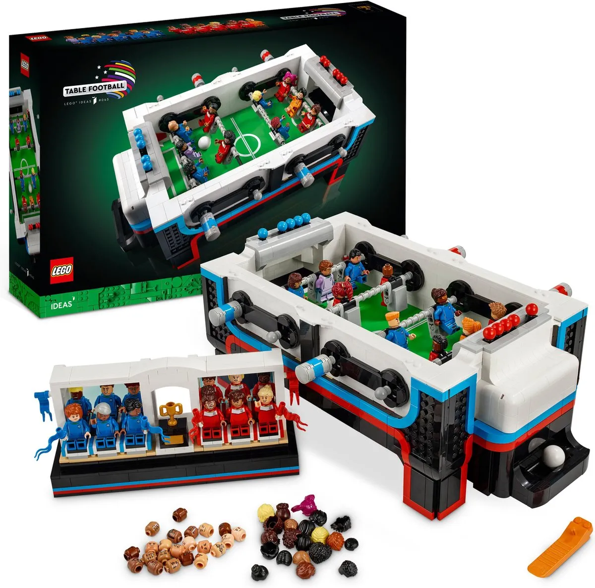 LEGO Ideas Tafelvoetbal 21337 - 2339 Stukken - 22 Minifiguren