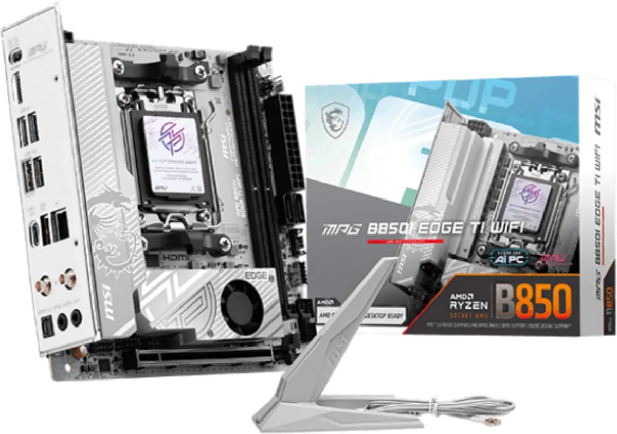 MSI B850I EDGE TI WIFI AMD B850 - mini-ITX Moederbord