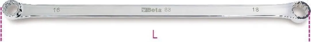 Beta 88 22X24 Dubbele Platte Ringsleutels