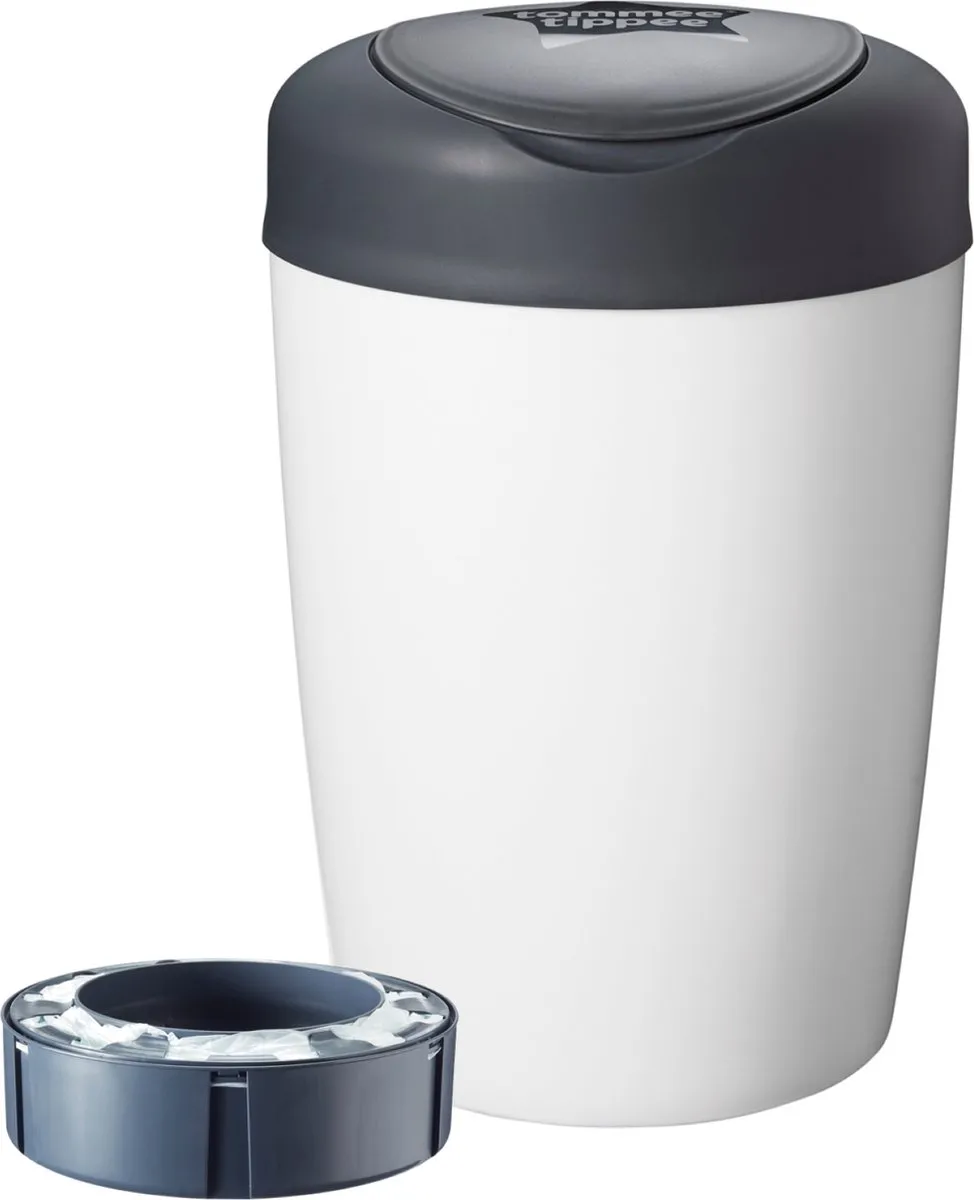 Tommee Tippee Simplee Sangenic luieremmer - voor maximaal 23 luiers - 1 navulcassette - wit