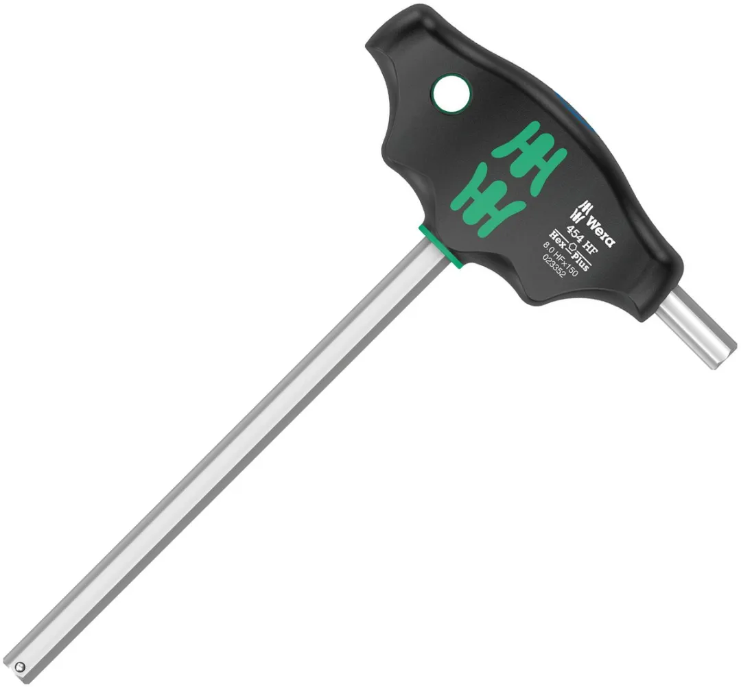 Wera 05023352001 Hex-Plus HF T-greep Zeskant-Schroevendraaier 8x150mm
