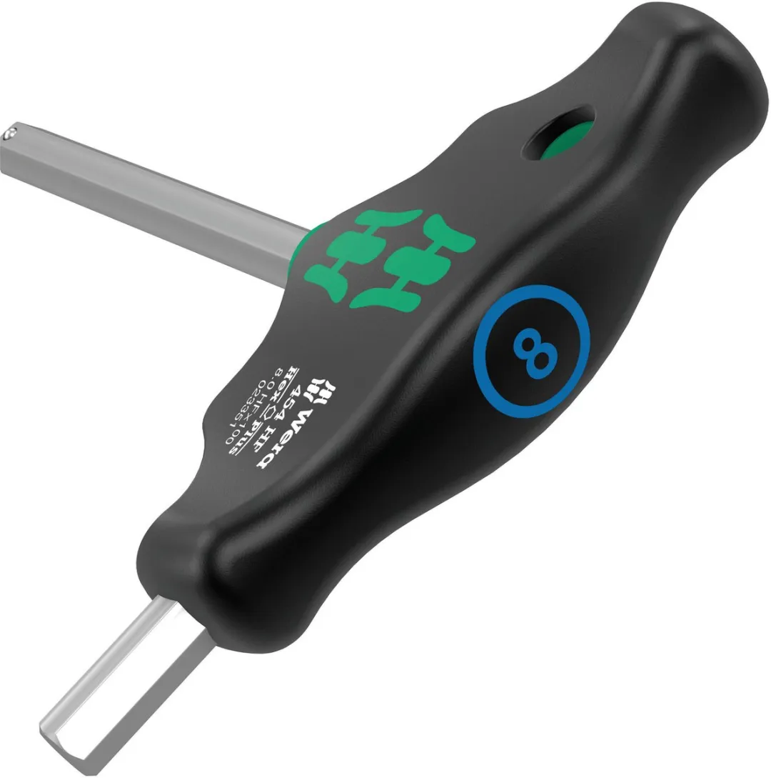 Wera 05023352001 Hex-Plus HF T-greep Zeskant-Schroevendraaier 8x150mm