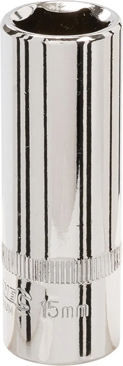 Silverline Diepe 6-kant Metrische Zeskantdop 15mm
