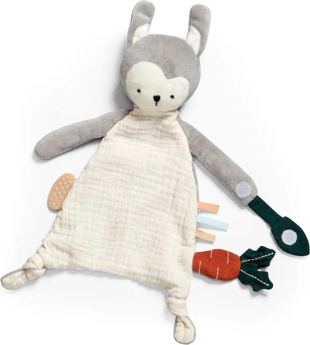 Sebra Siggy The Rabbit Knuffeldoekje Multicolor