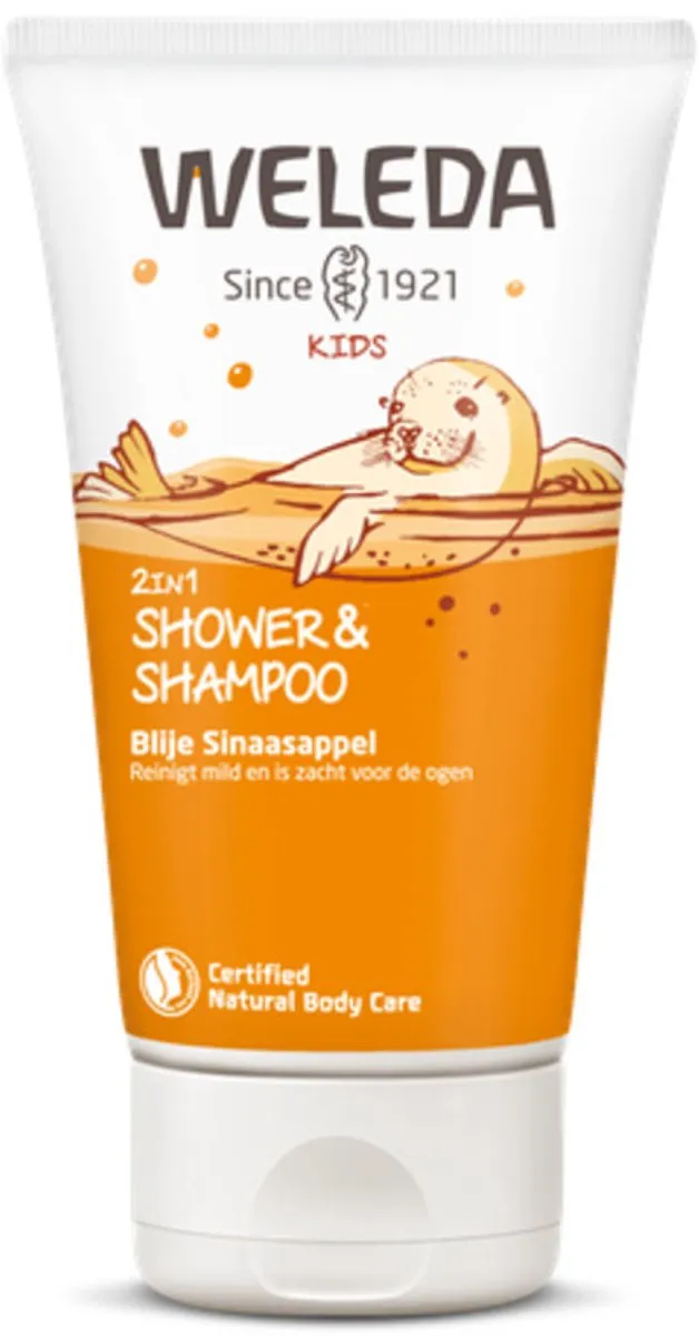 Weleda Kids 2-in-1 Shampoo & Body Wash 150ml - Sinaasappel