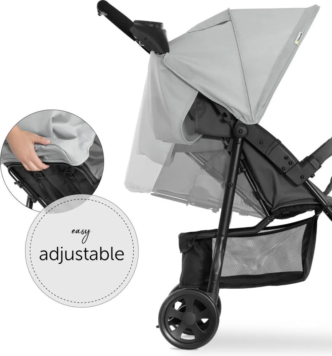 Hauck Citi Neo 3 Buggy - Grijs - afbeelding 4 van 6
