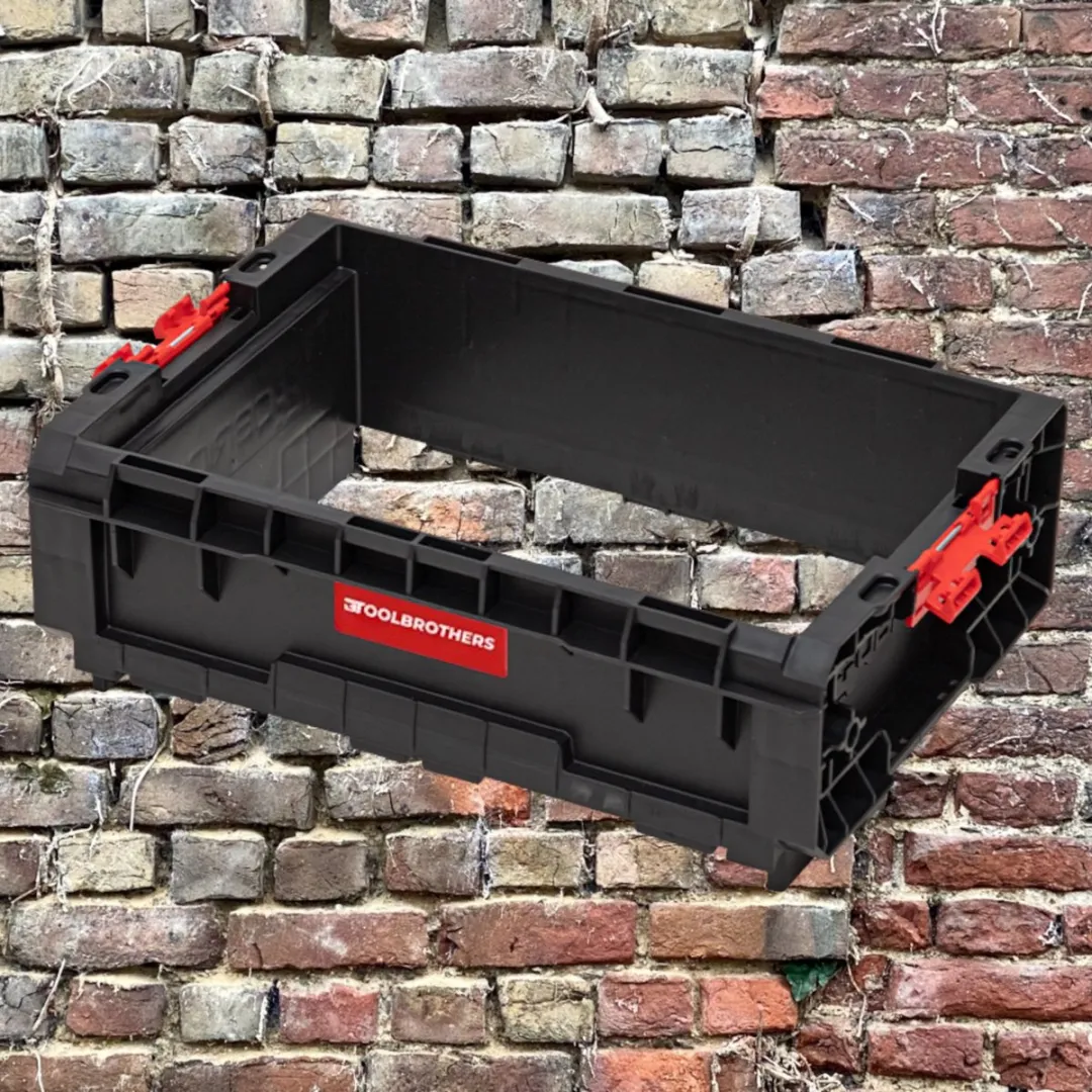 Toolbrothers RHINO L Extender ECO Gereedschapskoffer - 9L Rood/Zwart - afbeelding 3 van 6