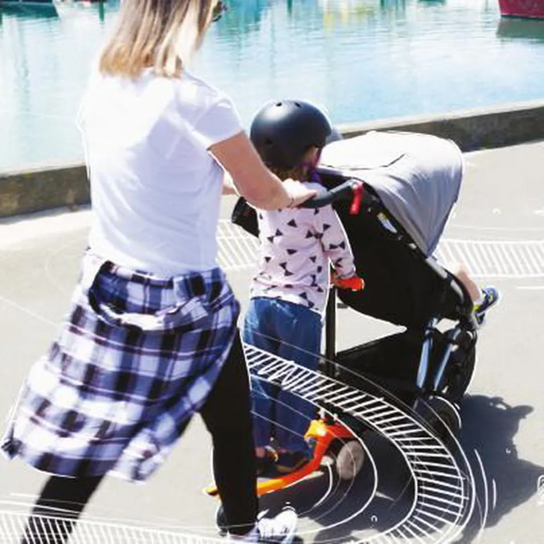 Mountain Buggy Freerider - Oranje inclusief universele connector