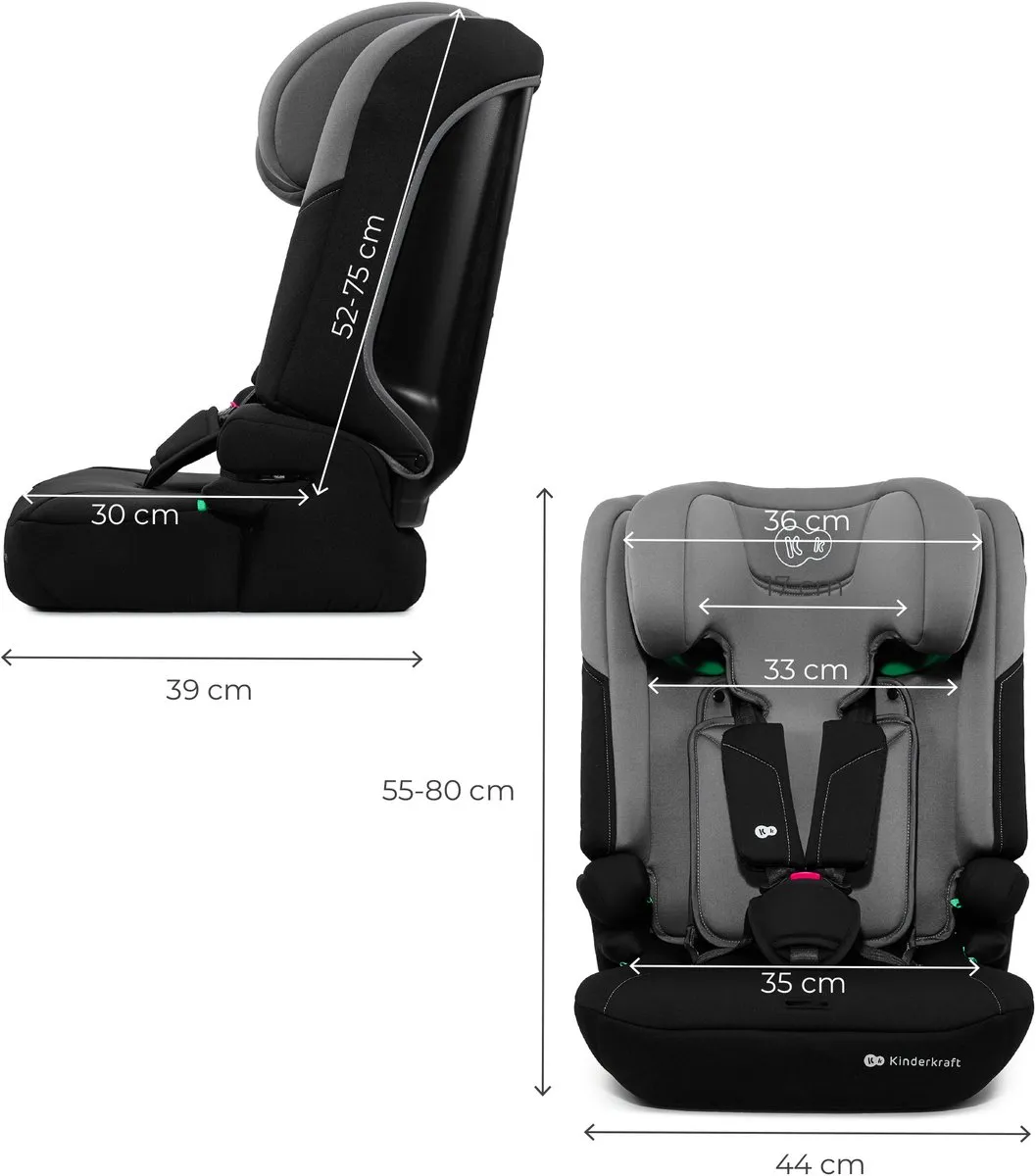 KinderKraft I-COMFY 3-in-1 Autostoel R129 - 76-150cm - Groen