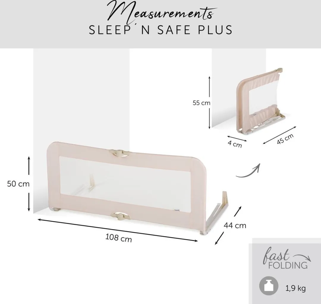 Hauck Sleep N Safe Plus Bedhek - Beige