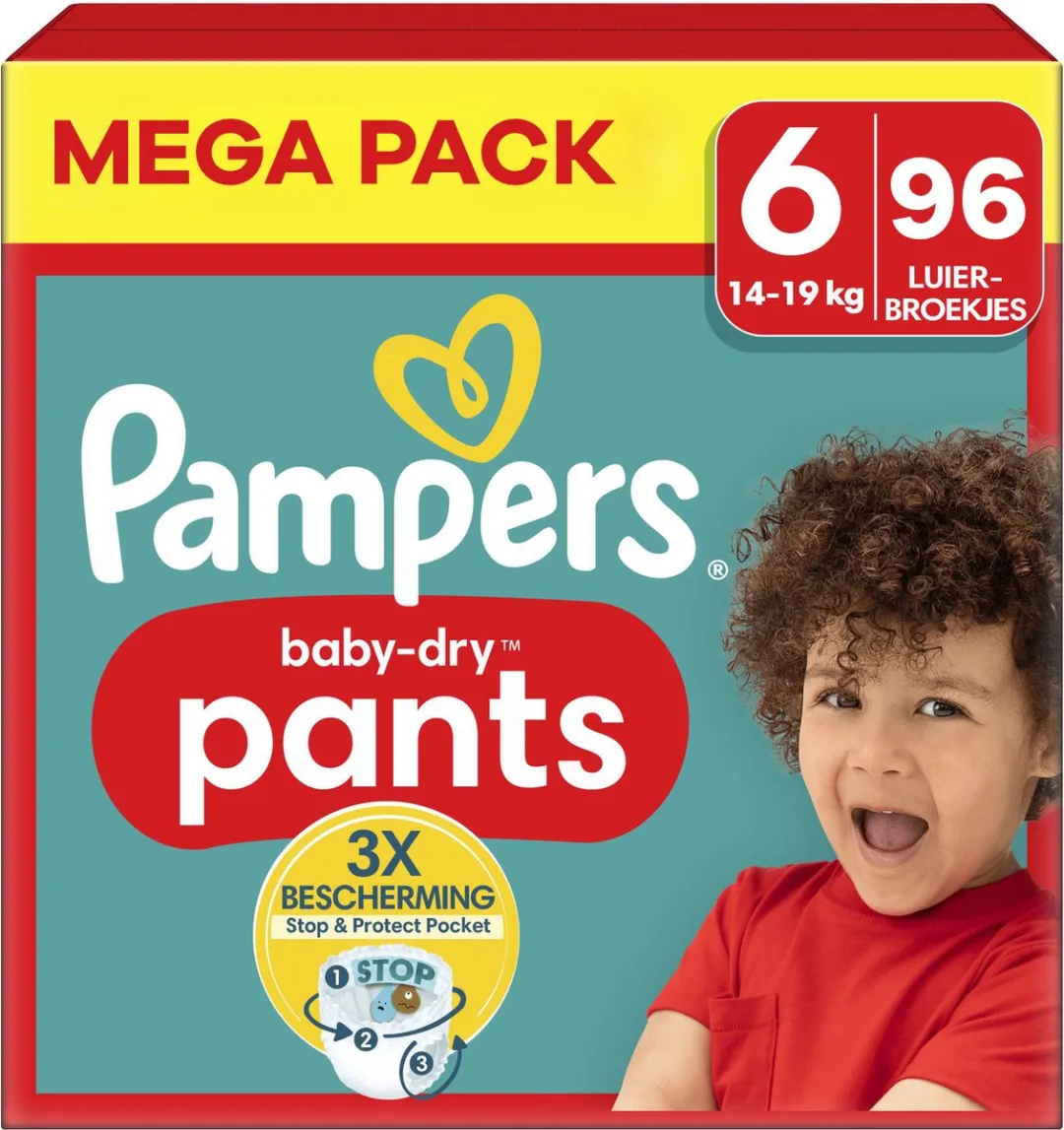 Pampers Baby Dry Pants Maat 6 - 96 Stuks