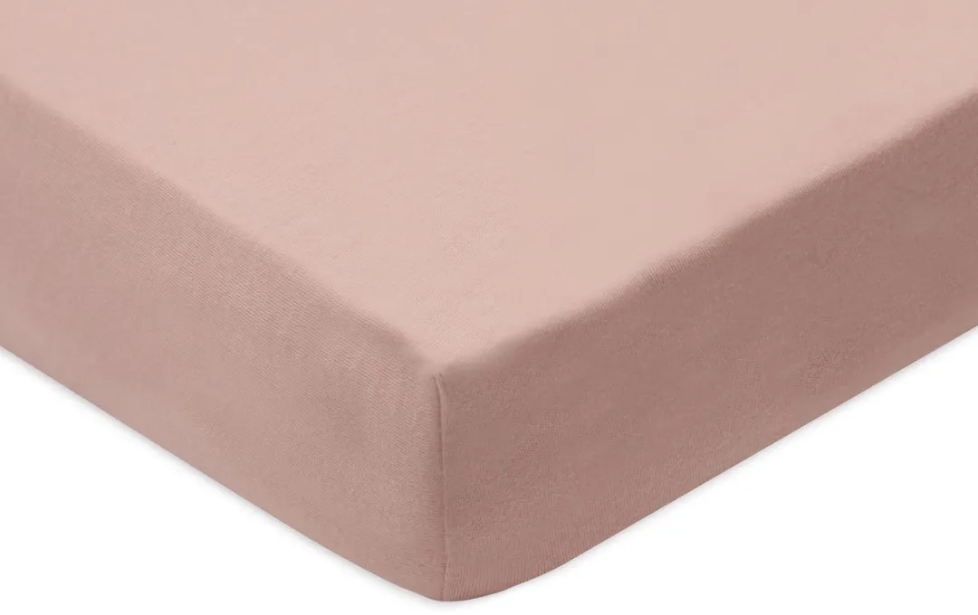 Jollein Jersey Hoeslaken Wieg 40/50x80/90cm - Wild Rose & Ivory - 2 Stuks