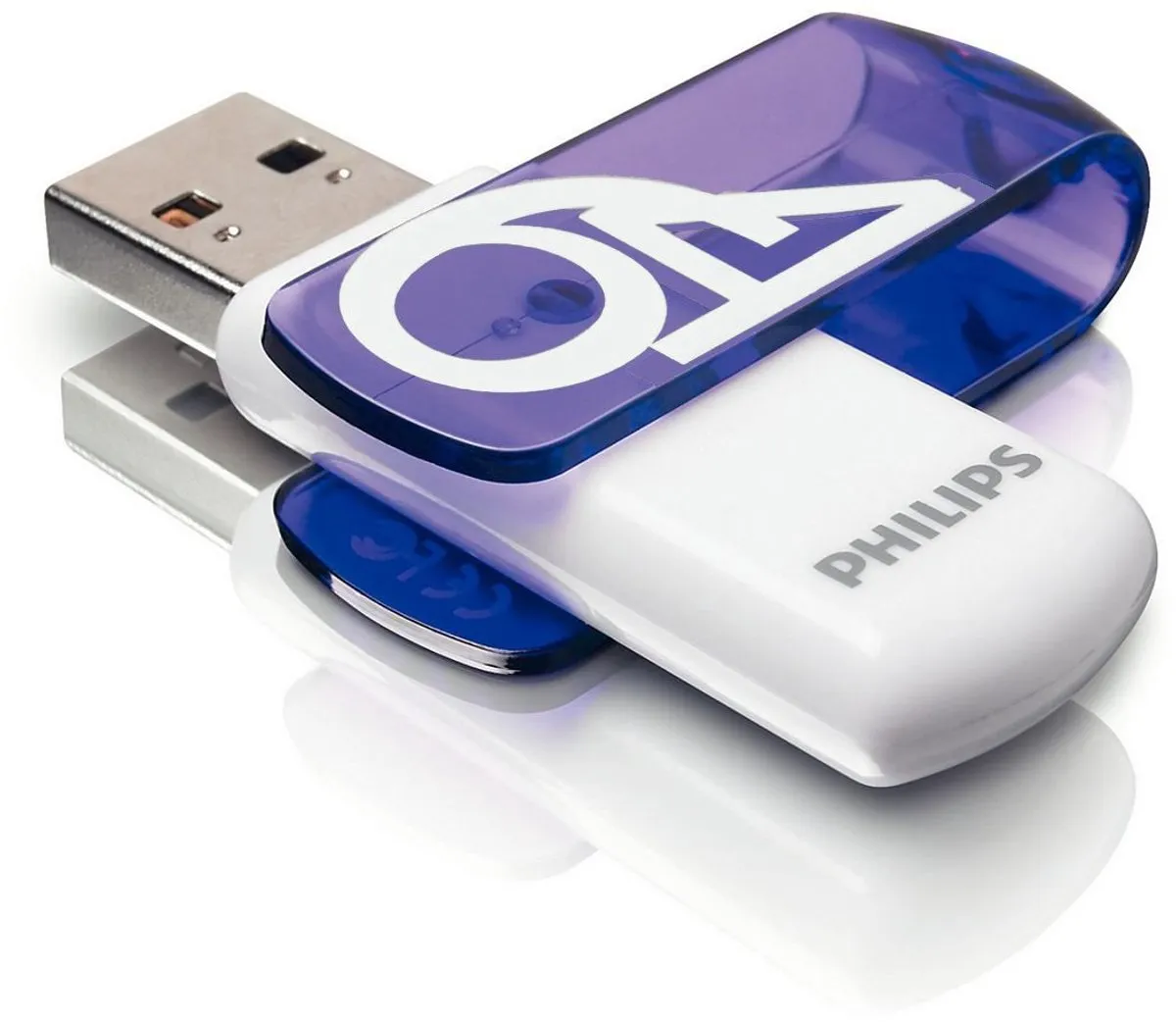 Philips Vivid Edition FM64FD05B USB-stick 64GB - Wit