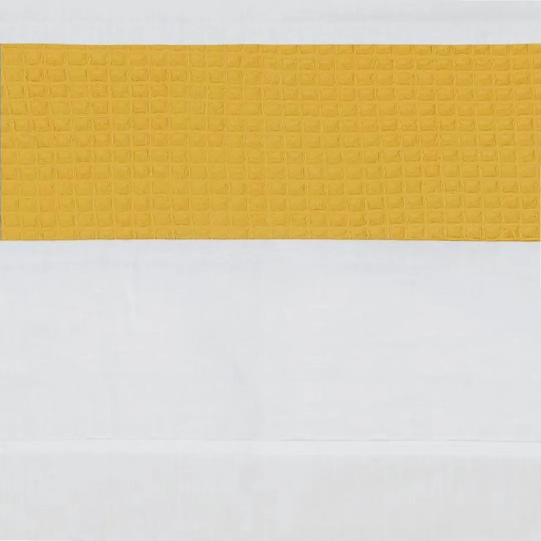 BINK Bedding Wieglaken Wafel Oker 75x100cm