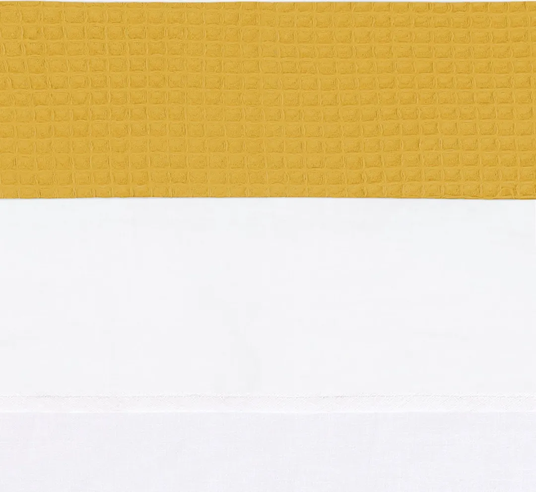 BINK Bedding Wieglaken Wafel Oker 75x100cm