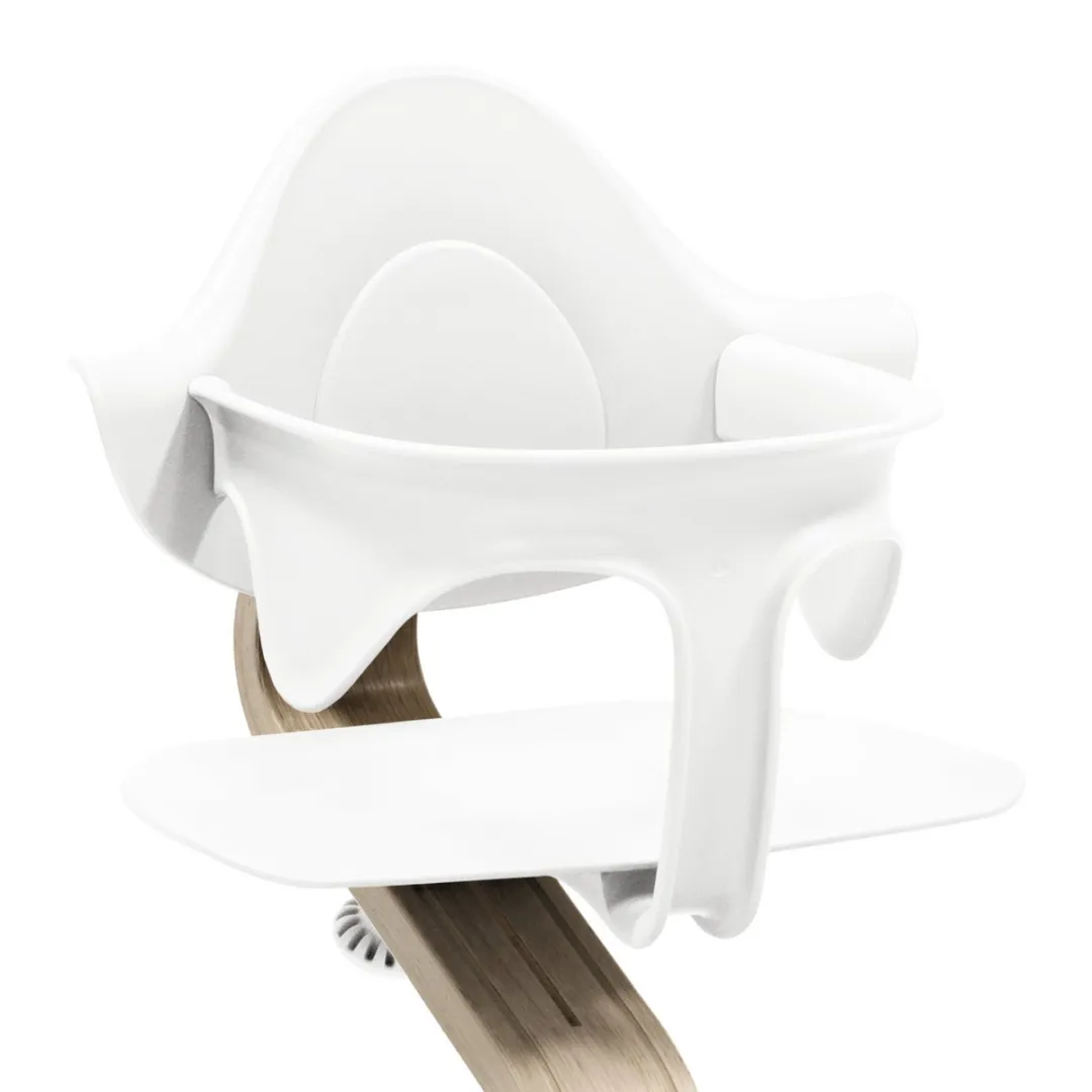 Stokke Nomi Babyset, Wit - Biedt zij- en rugsteun als je baby leert zitten - Past bij alle Nomi-stoelen